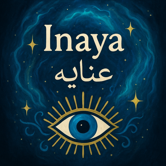 Prénom Inaya avec oeil contre le mauvais oeil