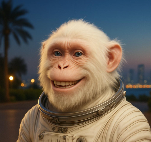 Ayoun singe astronaute et albinos