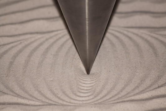 Ondes dans le sable