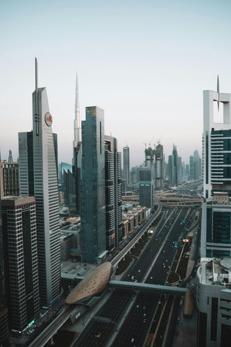 ont voit des immeubles a Dubai