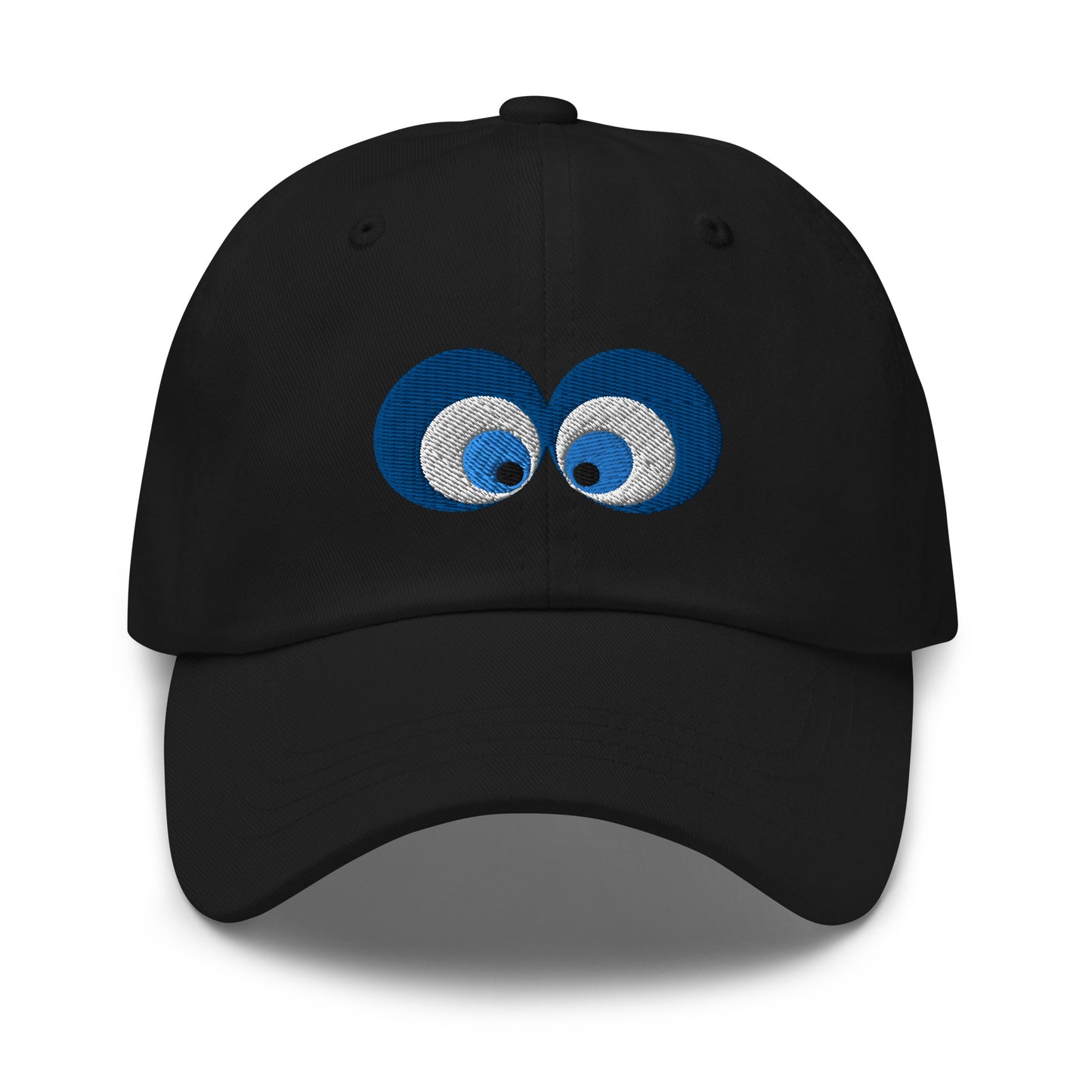 Casquette stylé noir brodé oeil ayoun mauvais oeil protection face