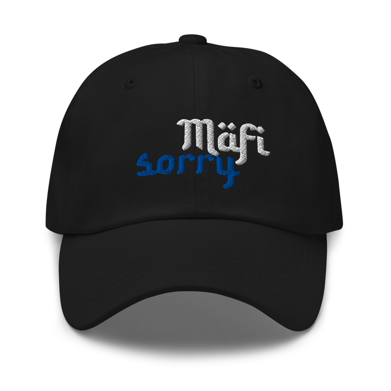 Baseball Cap Black - Mafi Sorry