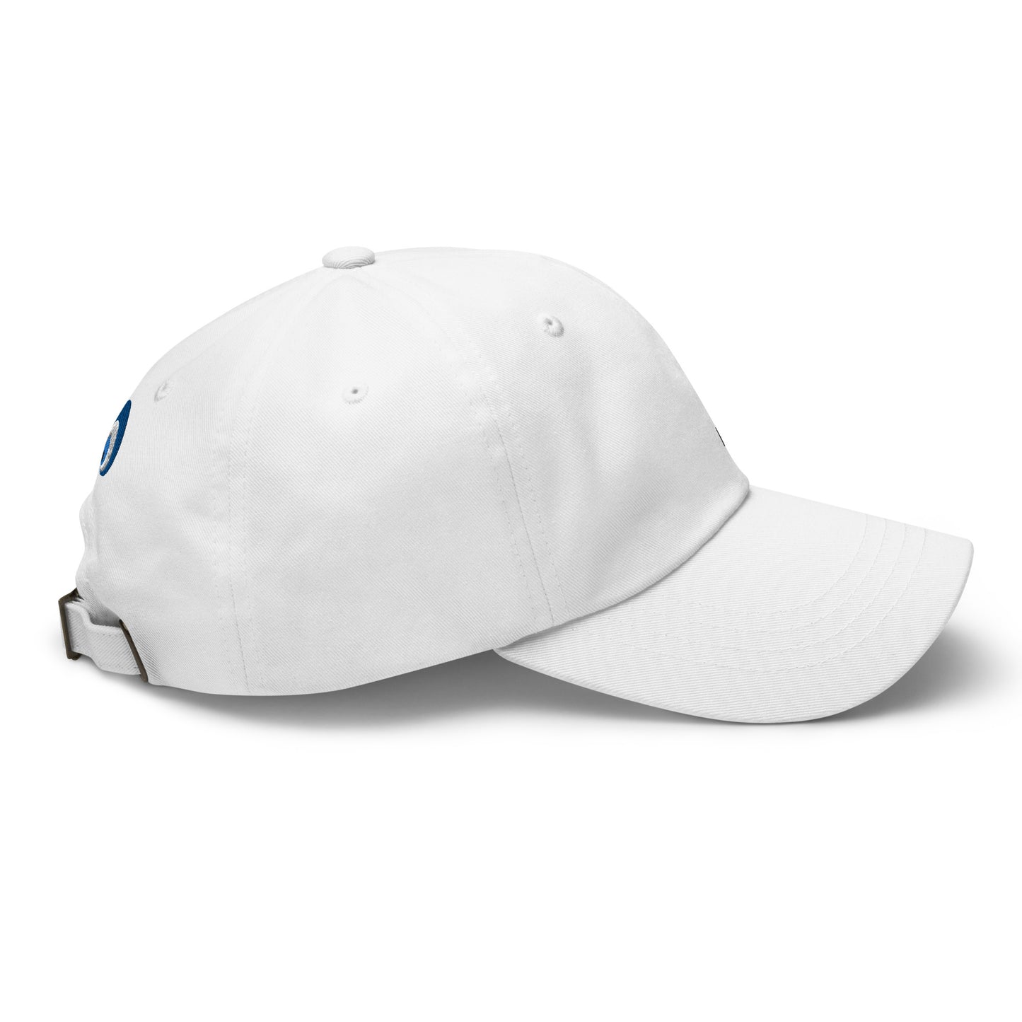Casquette stylé blanc brodé yeux ayoun mauvais oeil protection profil 1