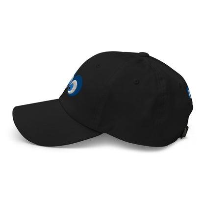 Casquette stylé noir brodé oeil ayoun mauvais oeil protection profil