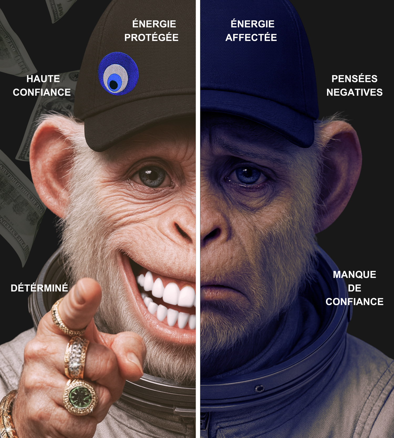 Avant/apres casquette Ayoun